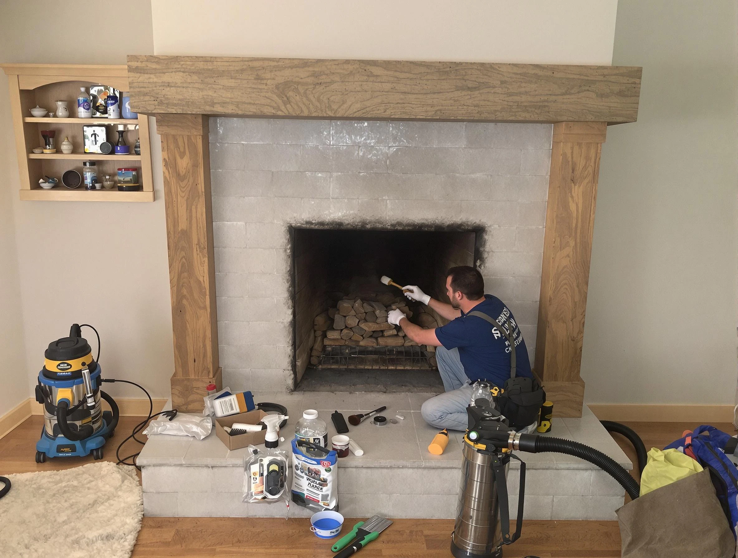 Detailed creosote removal process by Pleasantville Chimney Sweep in Pleasantville, NJ